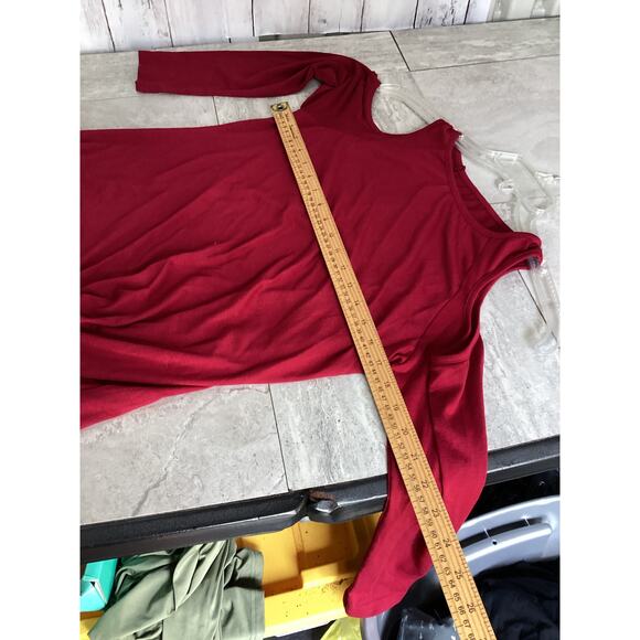 Old Navy Burgundy Relaxed Tank Tops 35% cotton 65% polyester S - Picture 4 of 5